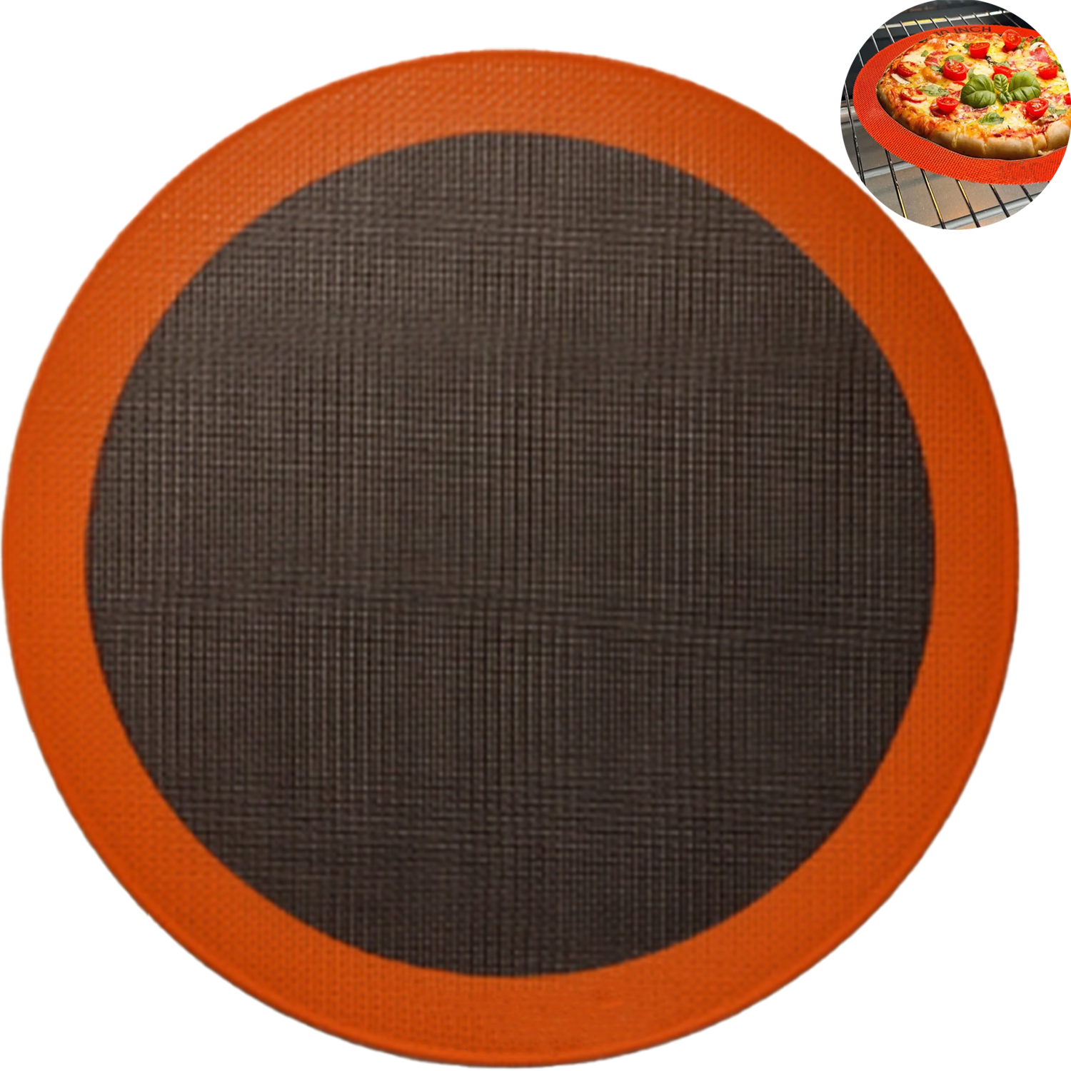 8 Inch Non-Stick Round Silicone Baking Mat 5