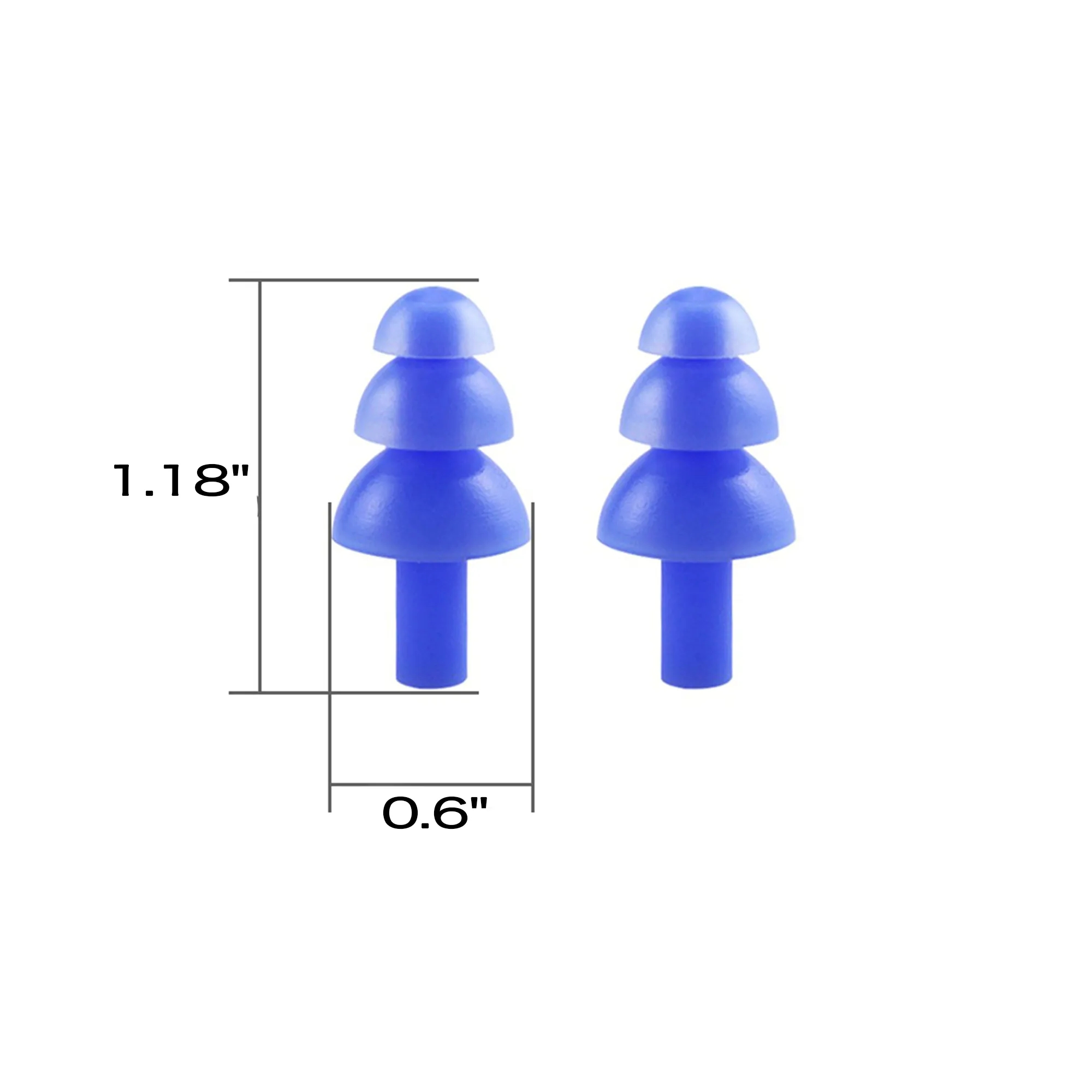 Silicone Earplugs In Case 1