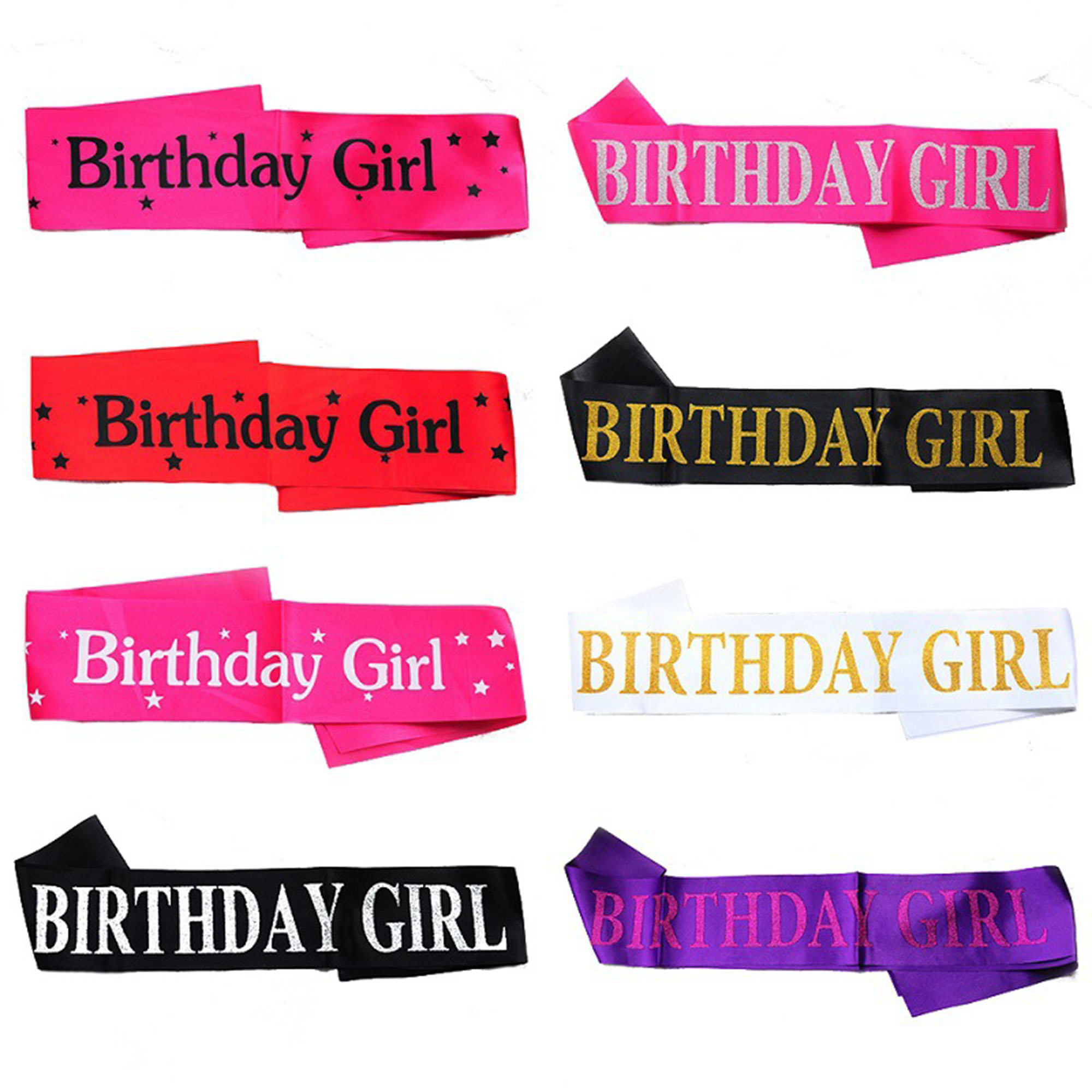 Party Satin Multicolor Blank Shoulder Straps Customizable 5