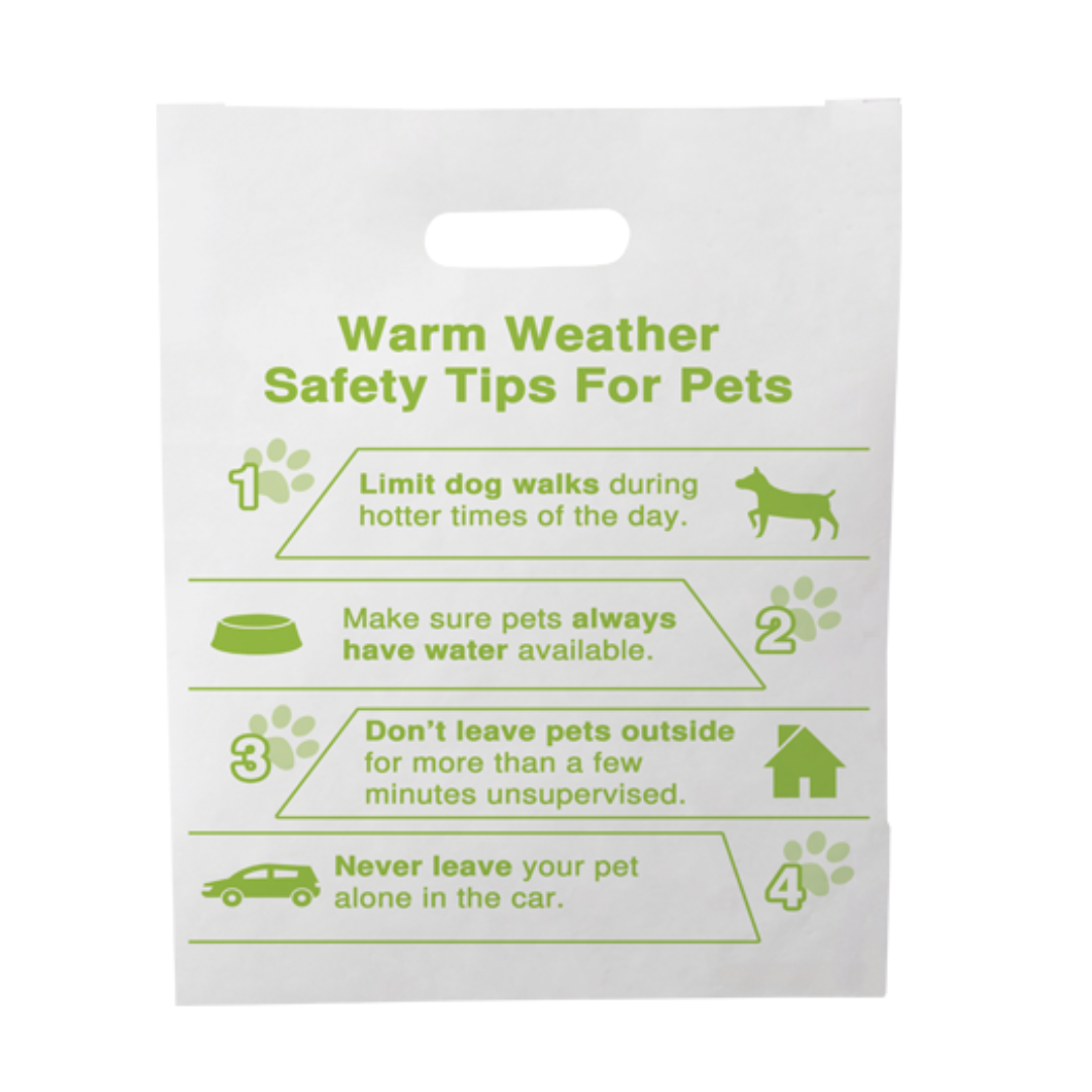 One Color 2-Sided Paper Merchant Bag (12" x 15" x 2.5") 2