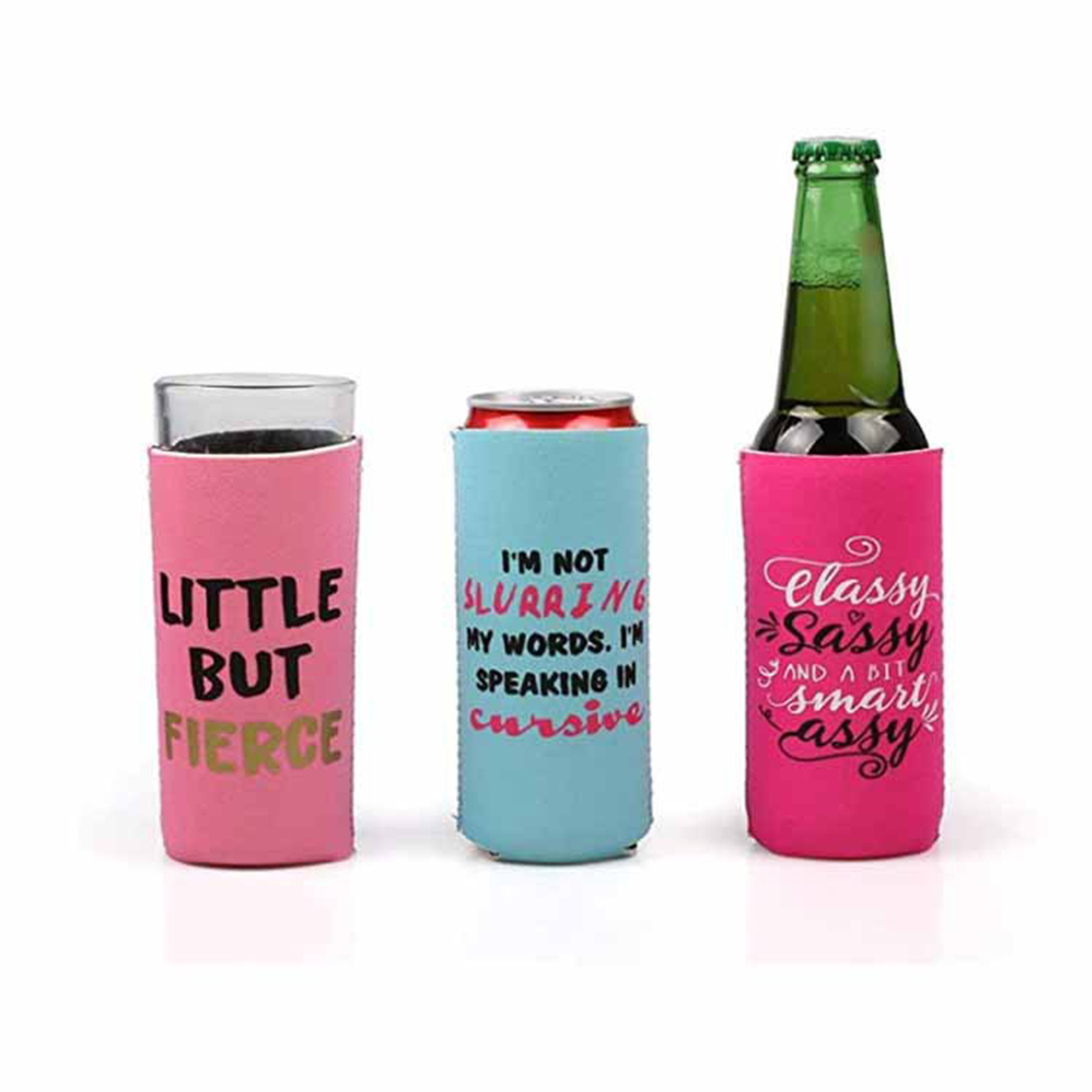 Neoprene Soda Can Cooler Sleeves Drink Insulator Sleeve, custom koozie with logo imprint 2