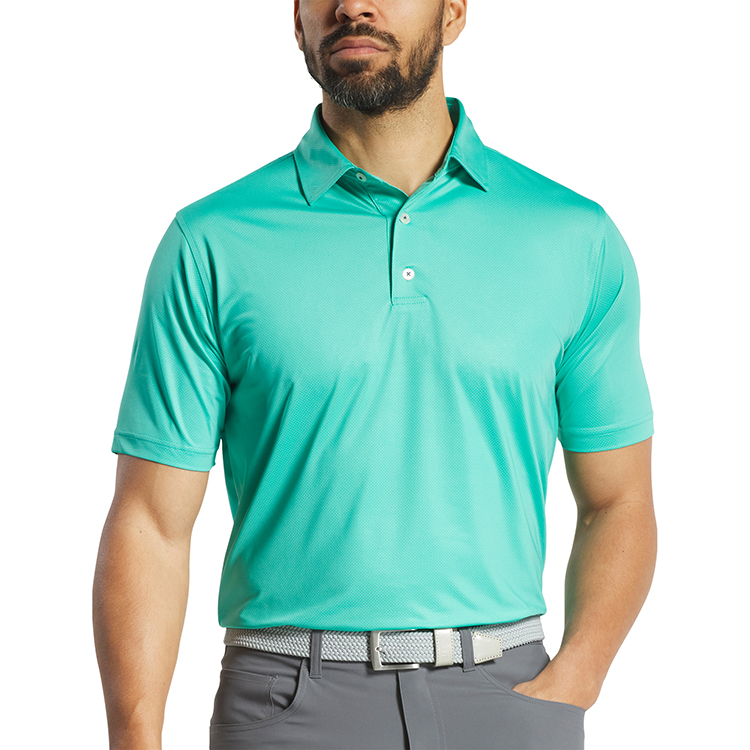 FootJoy Tonal Dot Print Lisle Polo 3