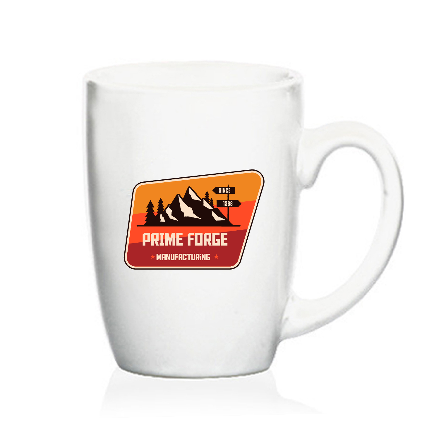 16 oz. Classic Mocha Ceramic Mug (Full Color Imprint) 9