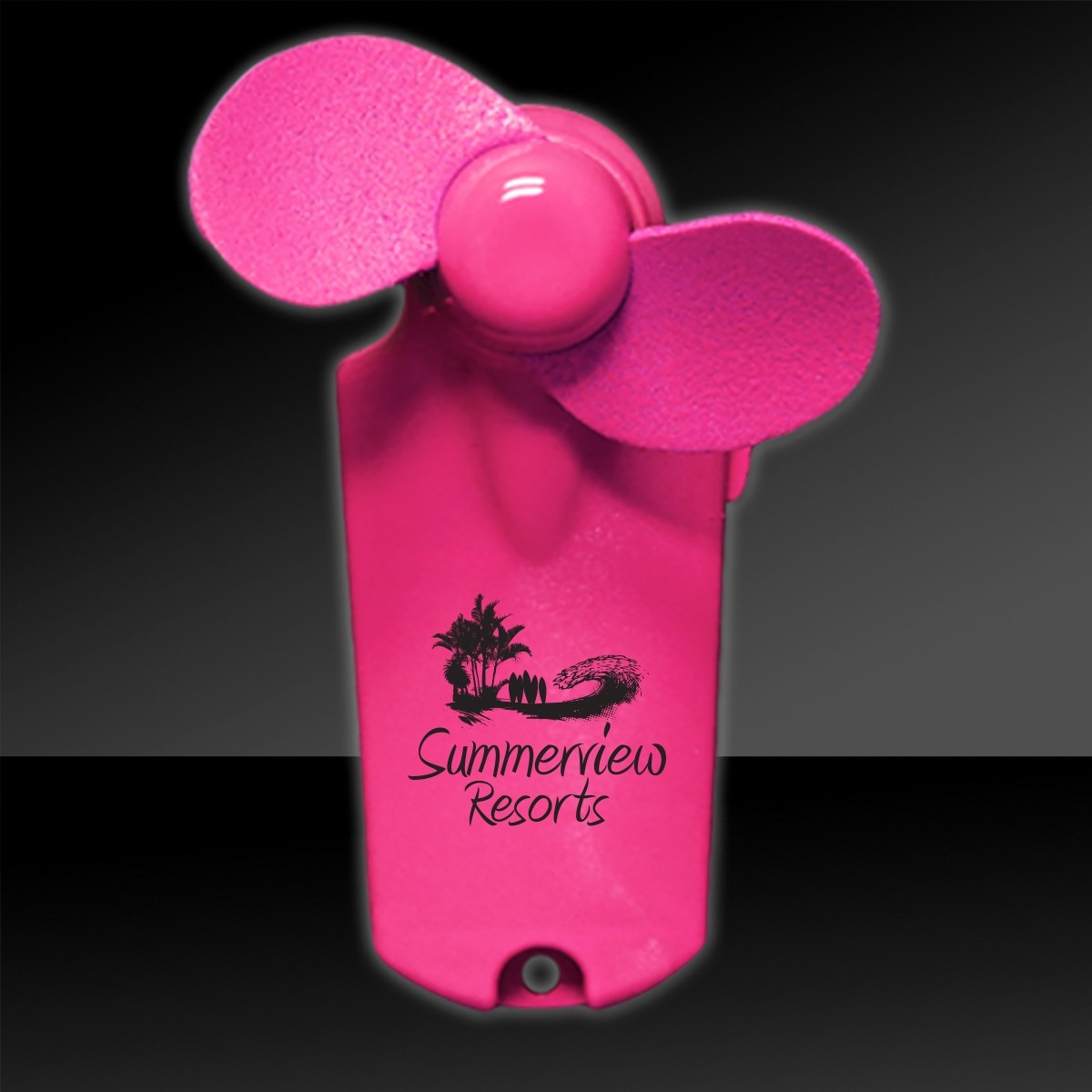 Pink 3 3/4" Handheld Mini Fans