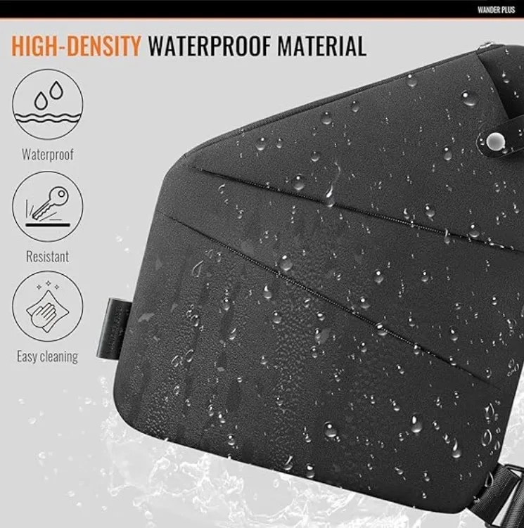 Waterproof Oxford Crossbody Shoulder Bag 2