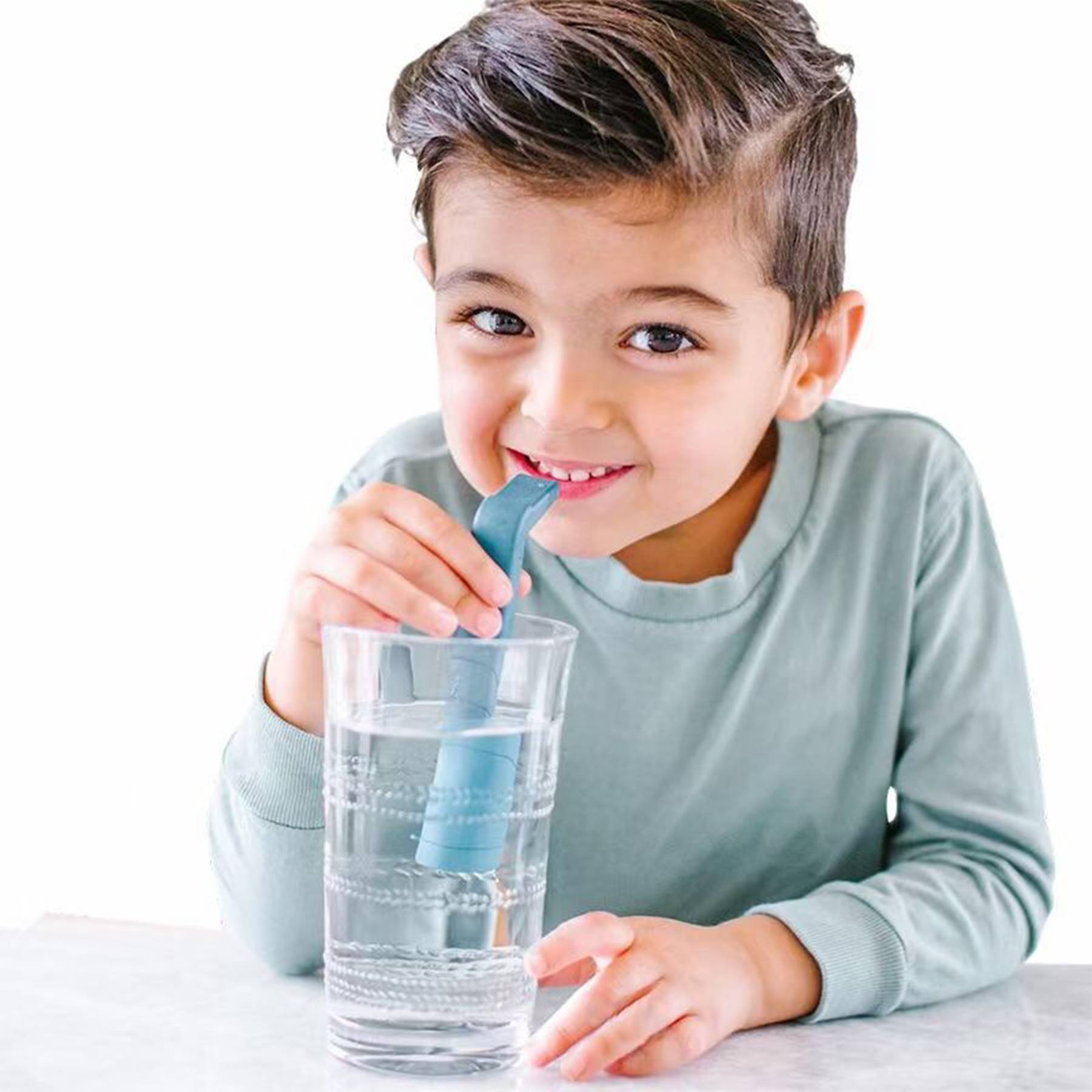 Silicone anti-hiccup straw 4