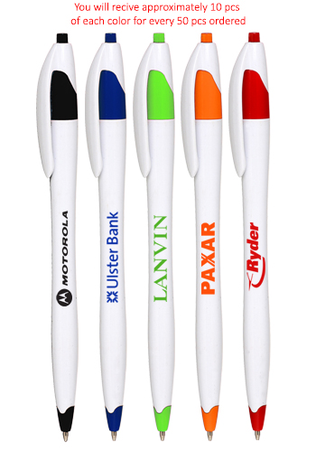 Derby Ballpoint Pens in Assorted Colors 1