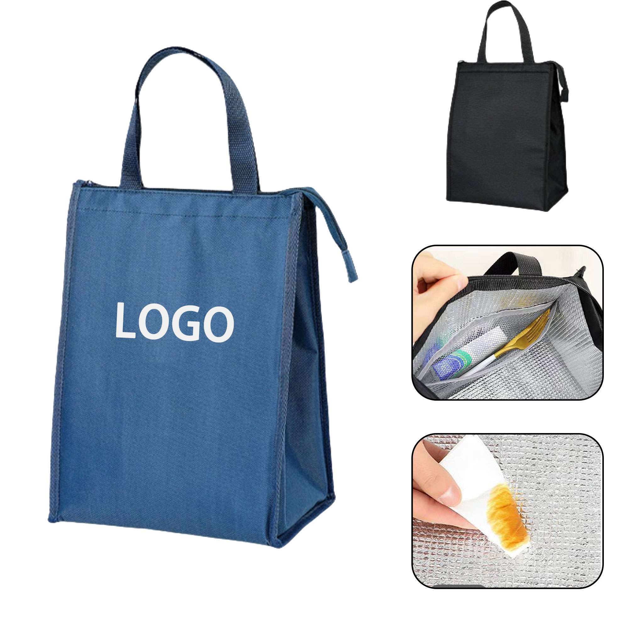 600D Oxford Cloth Insulated Meal Bag 4