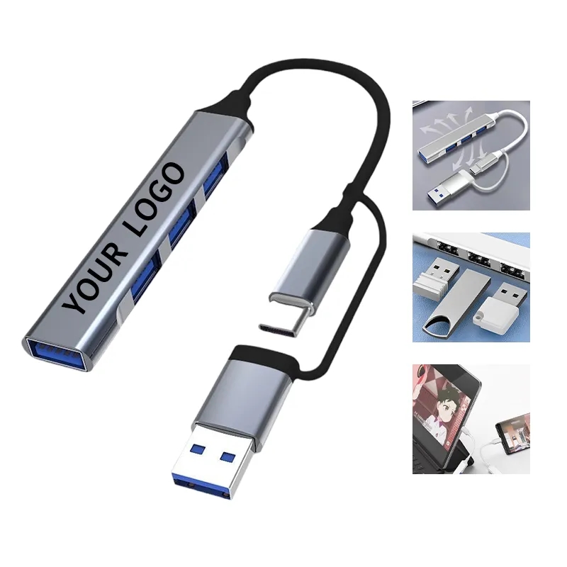 USB Connector Dual Port Alloy 2