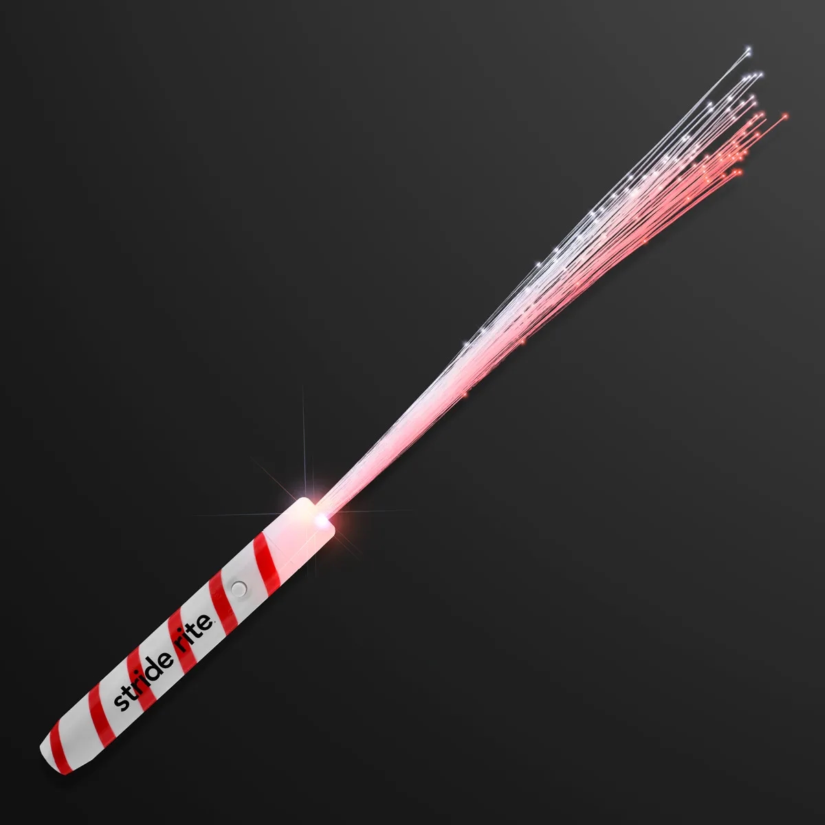 Candy Cane Wand, Fiber Optic White Lights 2