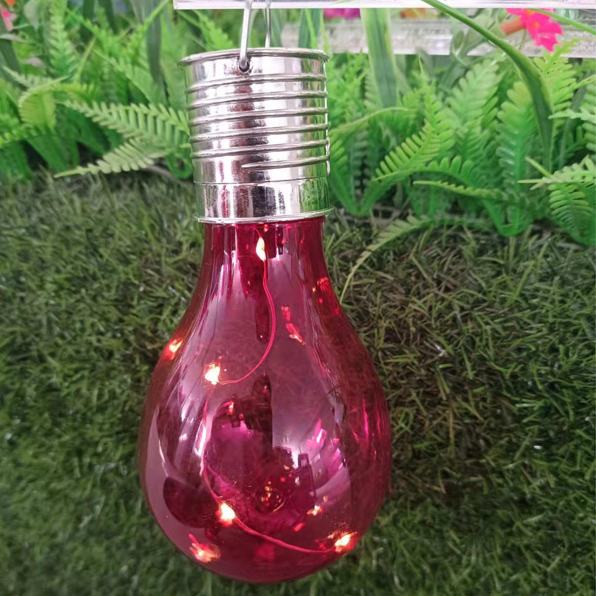 Plastic Outdoor Solar Light Bulb 6