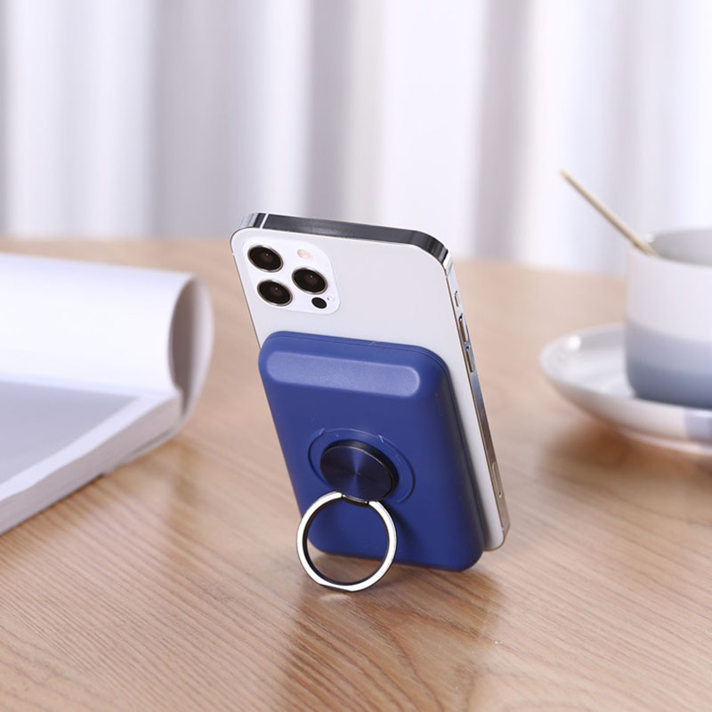 Magnetic Portable Wireless Charger w/Phone Stand 4