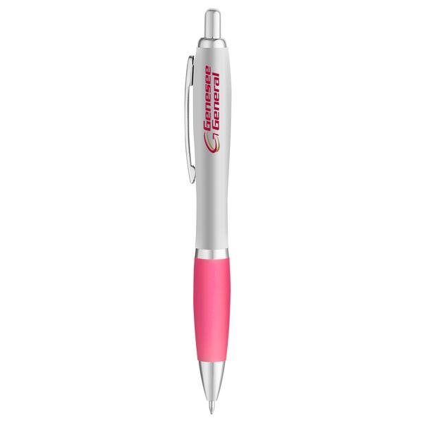 Curvaceous Matte Silver Ballpoint 28