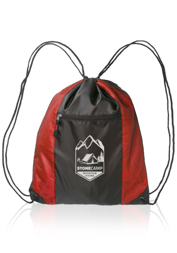 Zipper Pocket Drawstring Bags 4
