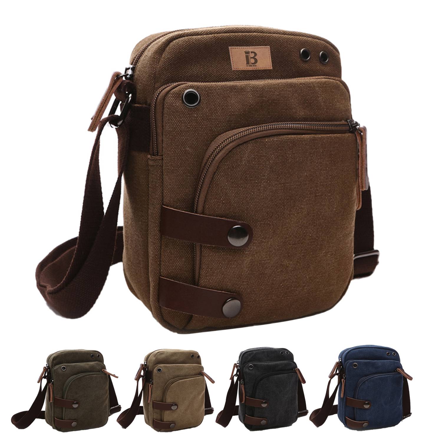 Canvas Small Messenger Bag 7