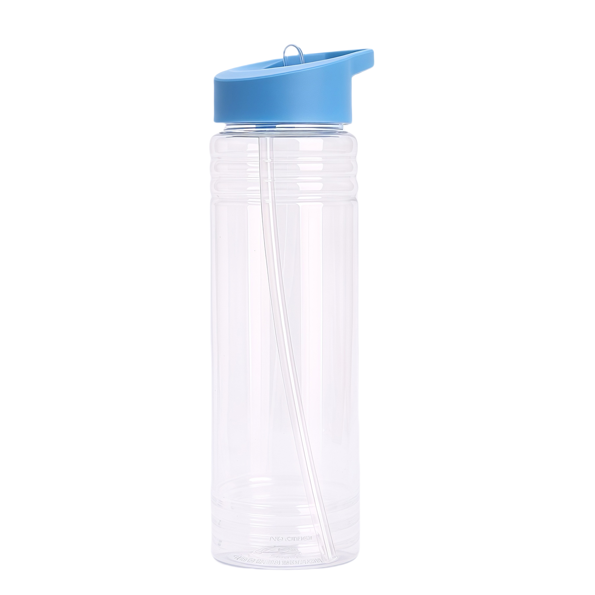 700ml Plastic PS Straw Cup with Handle Lid 3