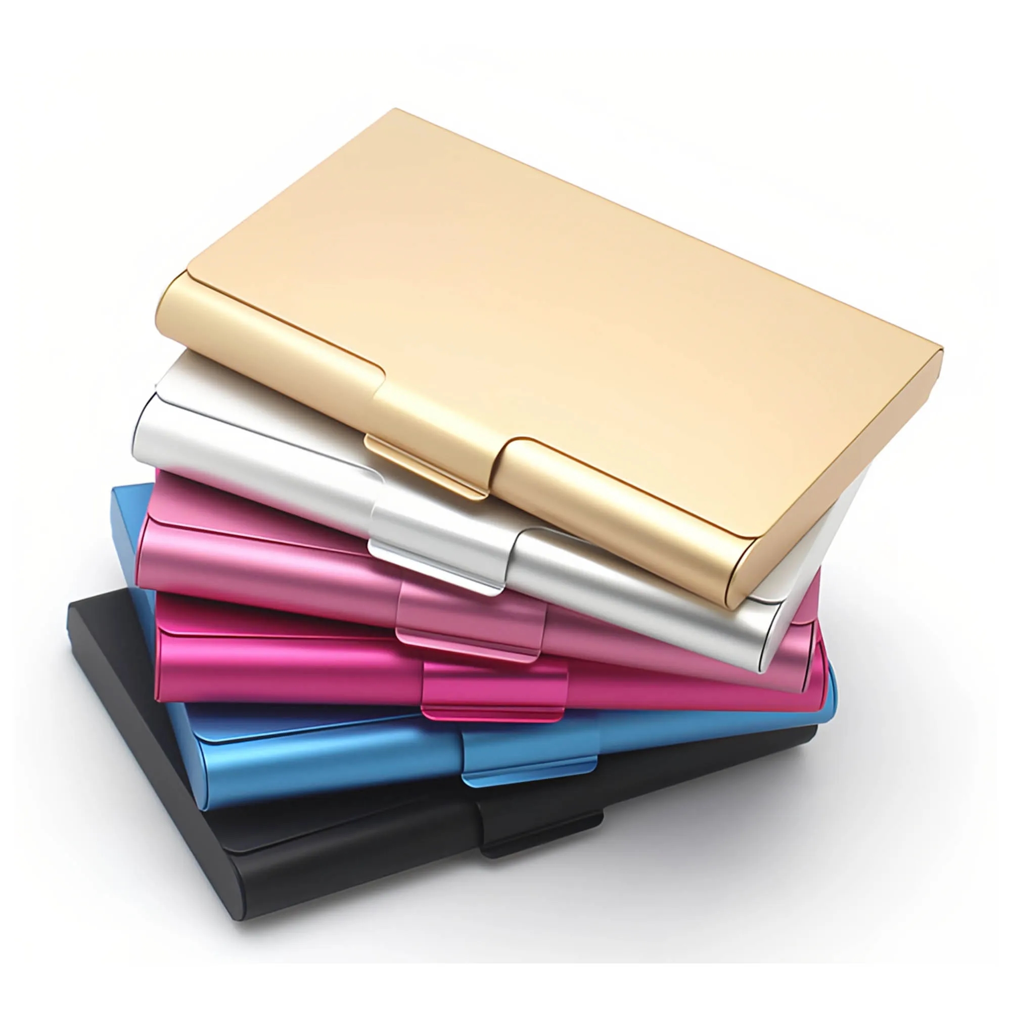 Aluminum Business Card Holder With Large Capacity 1