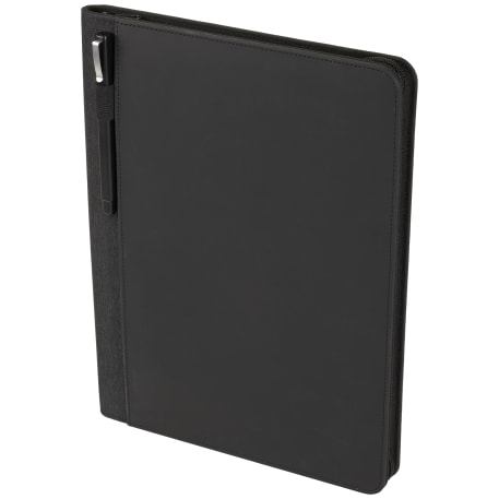 FSC® Mix Vienna Heathered Zippered Padfolio 8