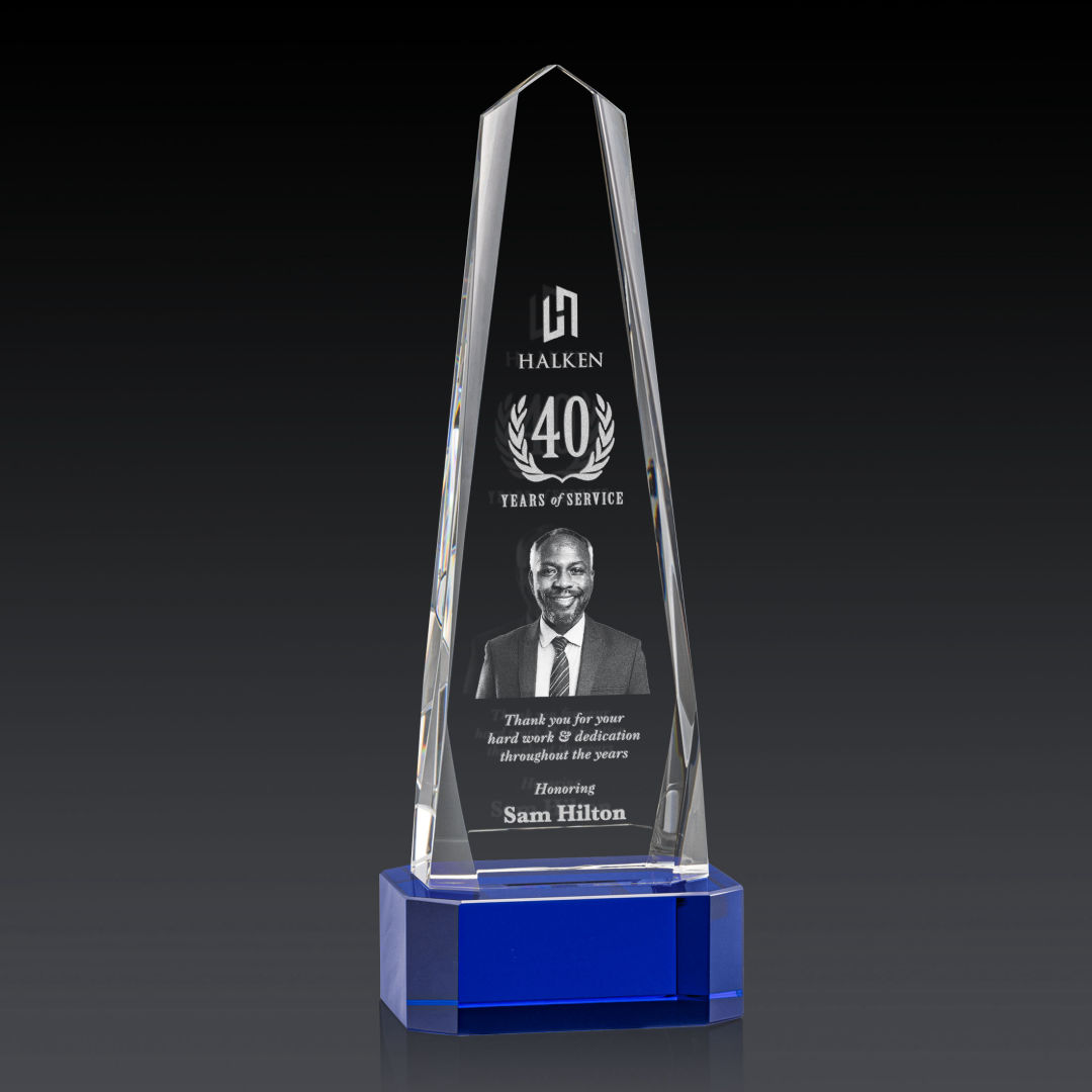 Geneva 3D Award on Base - Blue 2