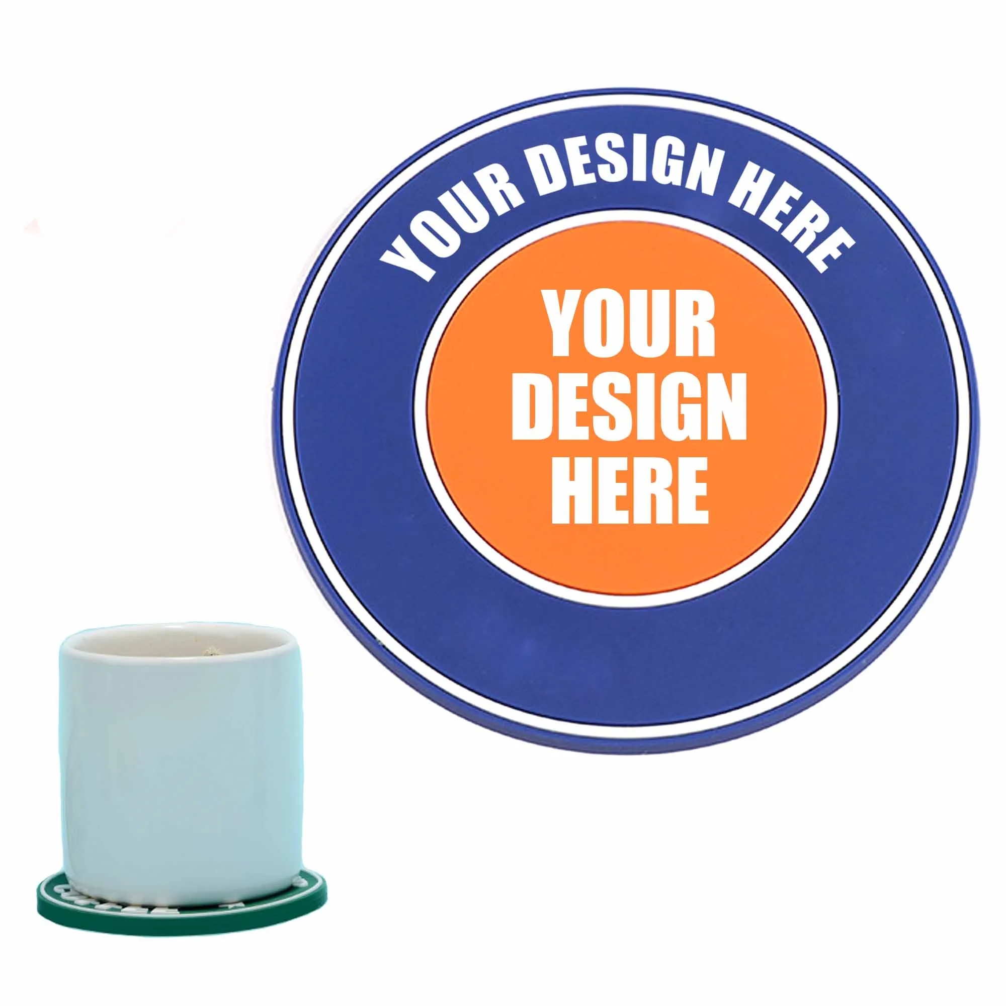 4" Molded Rubber Coasters 5