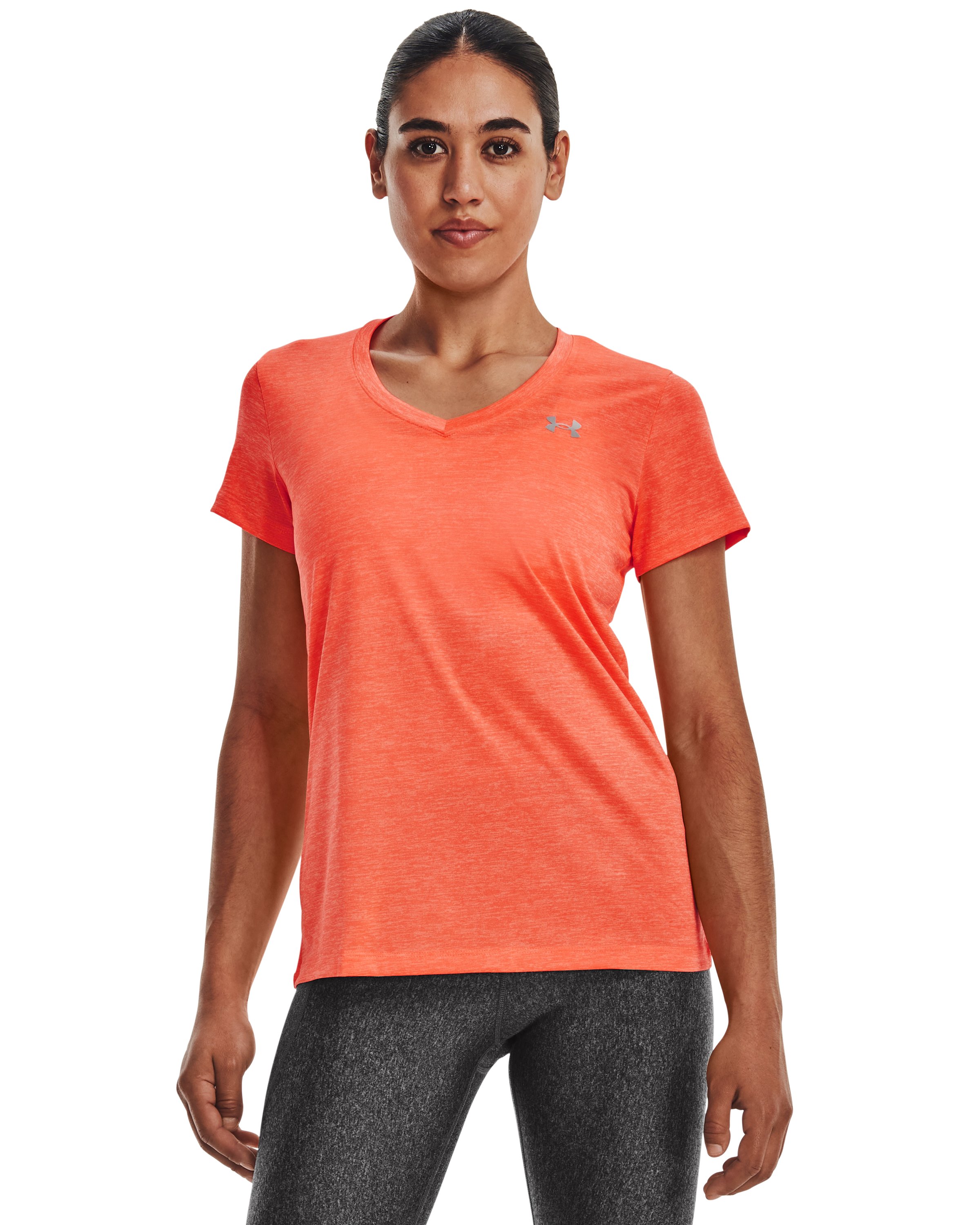 UA Tech Twist Women's V-Neck Short Sleeve 59