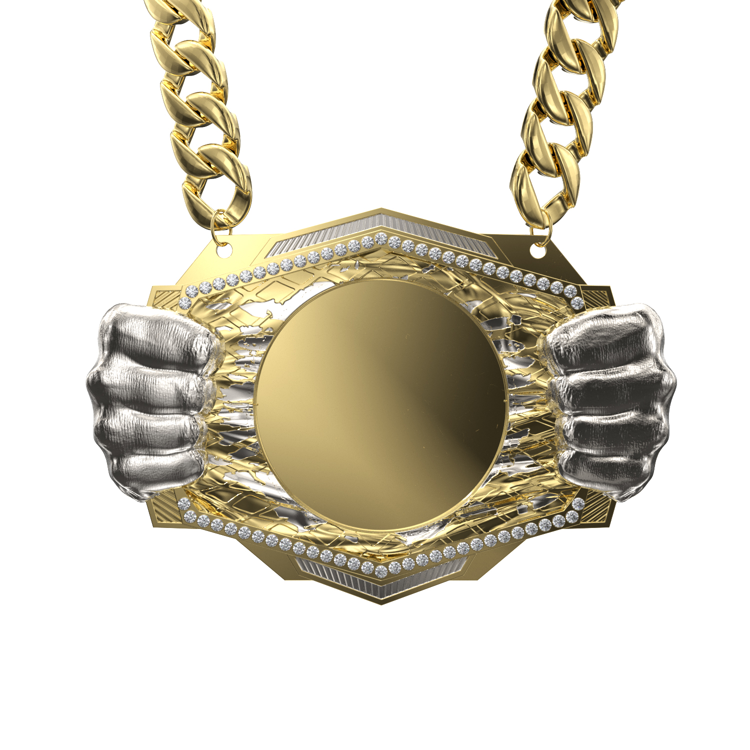 Express Vibraprint® Knock Out Champ Chain w/ Chain 11
