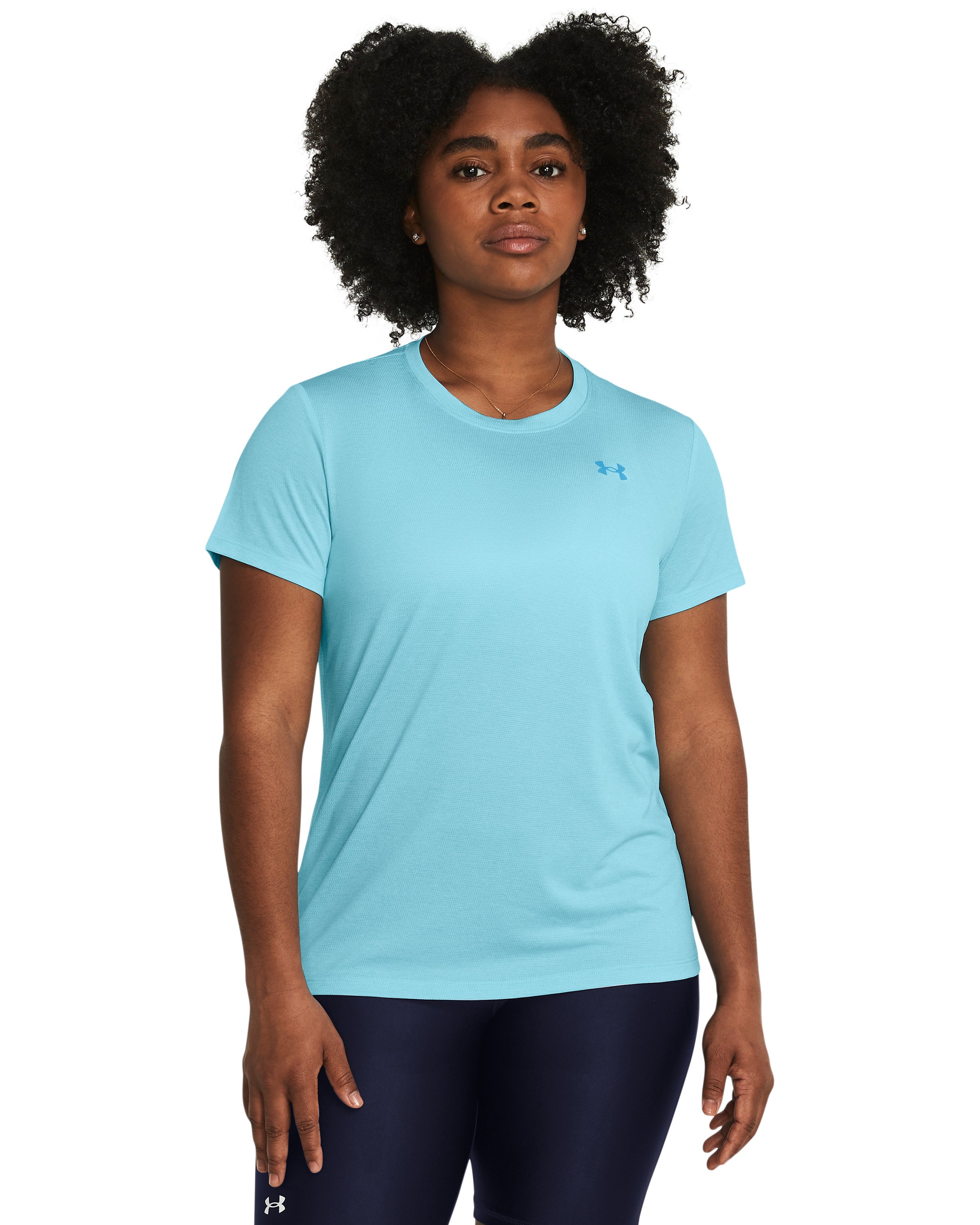 UA Tech Bubble Women's Short Sleeve 4