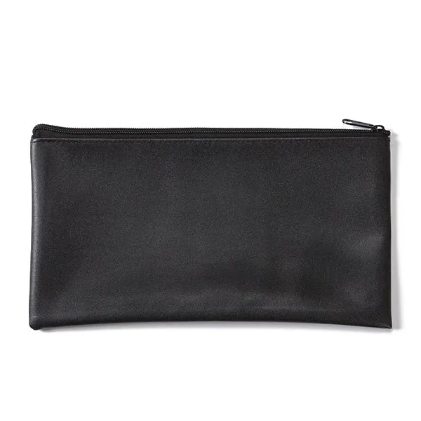 Zipper PU Leather Bank Deposit Bag 7