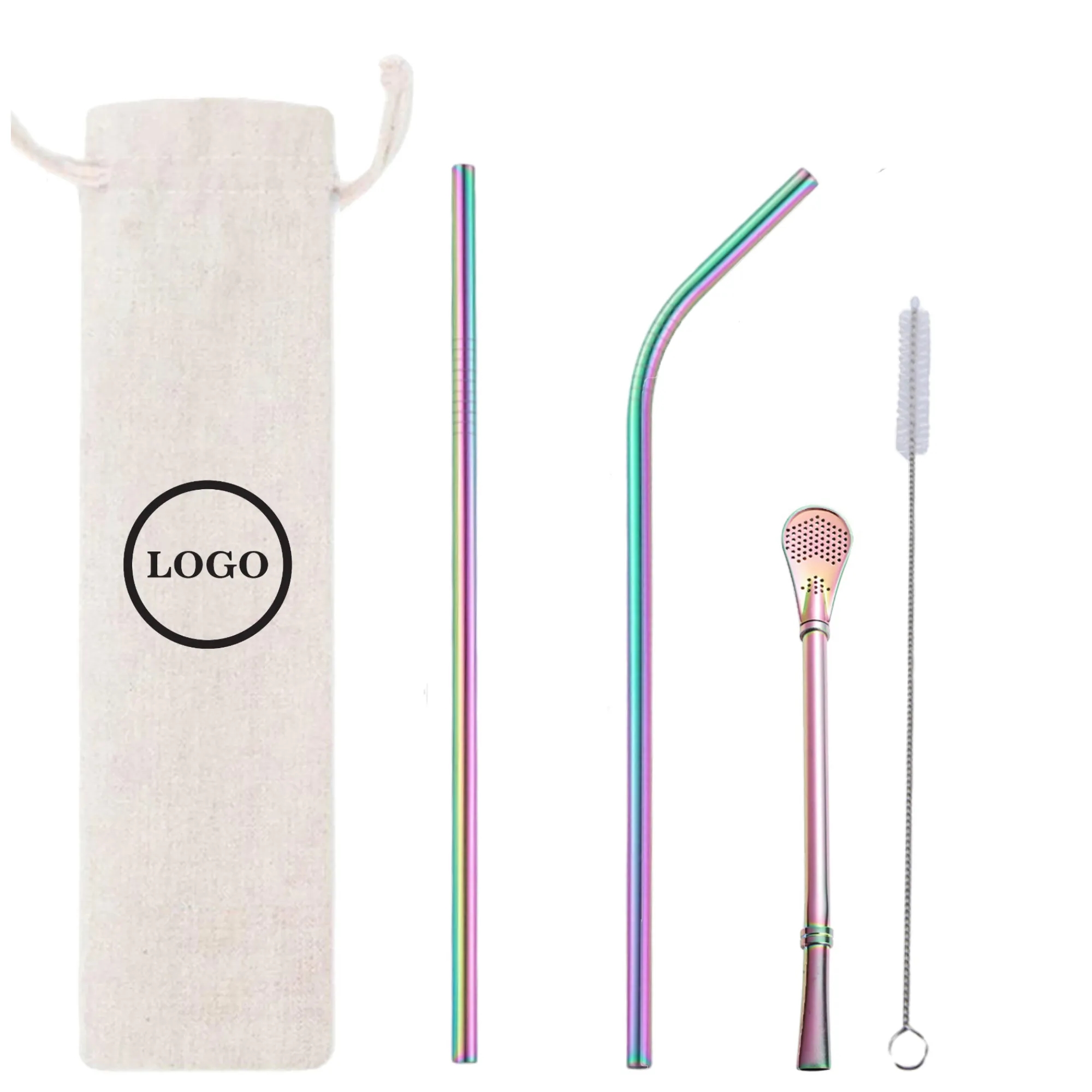4 in 1 Stainless Steel Straw Kit