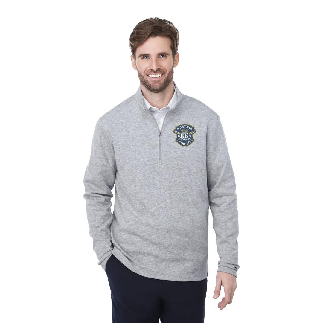 Men's RIGI Eco Knit Quarter Zip, custom hoodie or sweatshirt with logo imprint 176