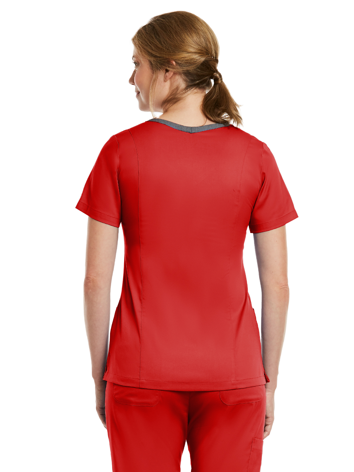 Maevn - Matrix - Women's Three-Pocket Heather Neck Band Top 25