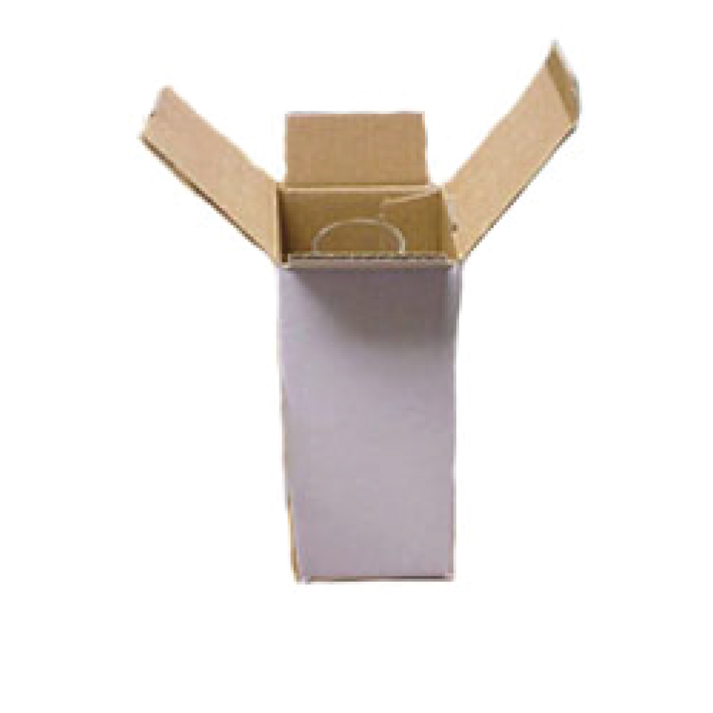 1 Piece White Gift Box 3 5" x 3 5" x 9" Non-Inserted