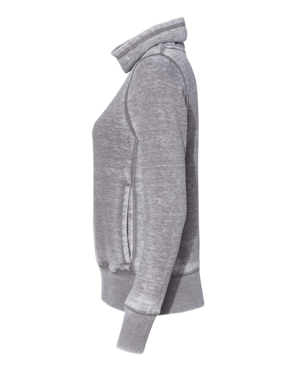 Women's Zen Fleece Cowl Neck Sweatshirt - 8930 3