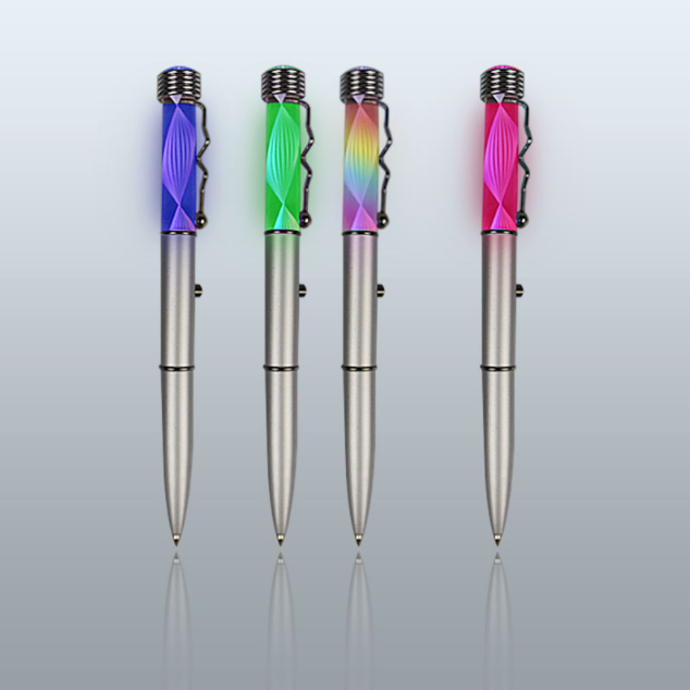 Spiral Promotional Multicolor Light Pens 4