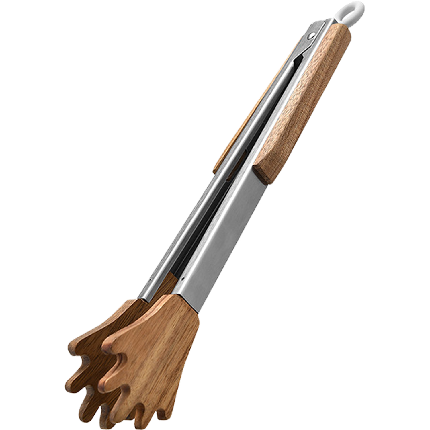 Acacia Wood Kitchen Food Tongs 7