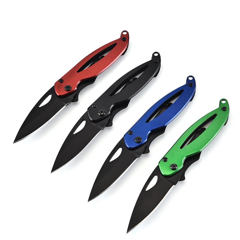 Stainless Steel Folding Pocket Knife with Strap Hole 6