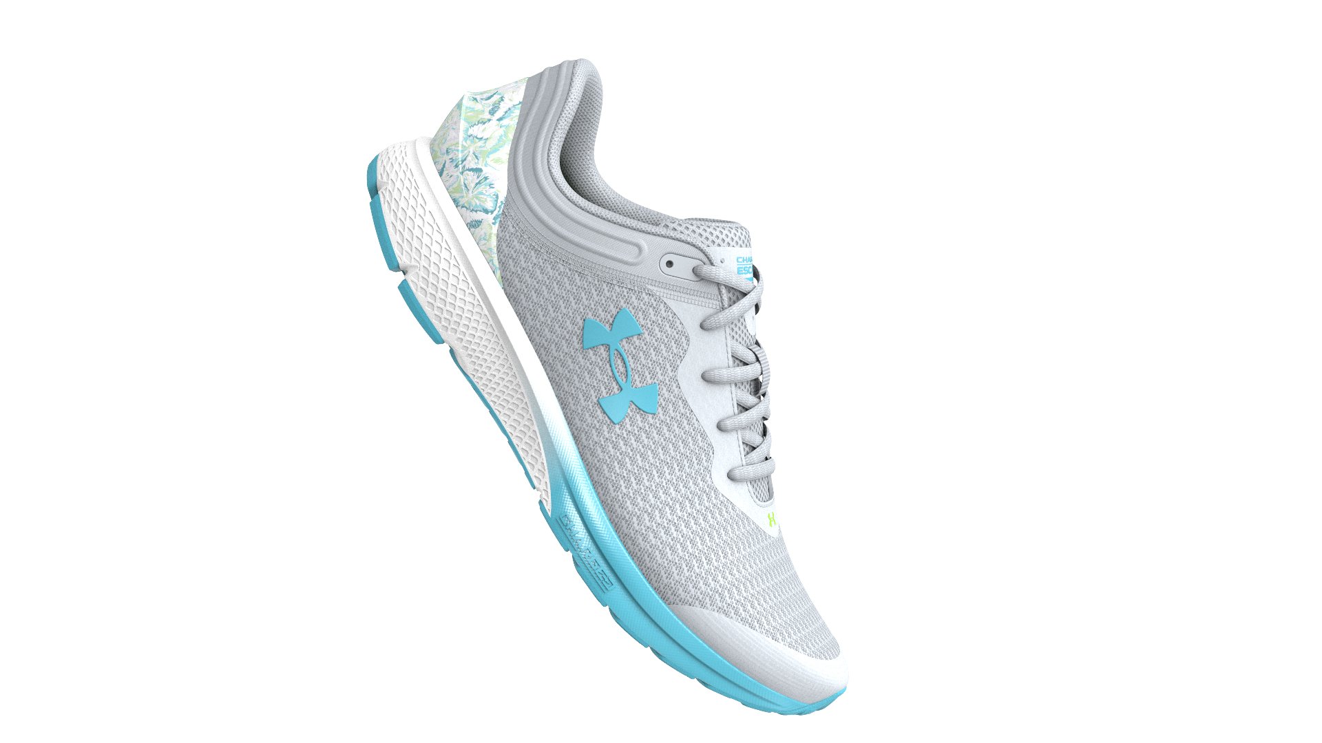 Women's UA Charged Escape 3 Big Logo Print Running Shoes 1