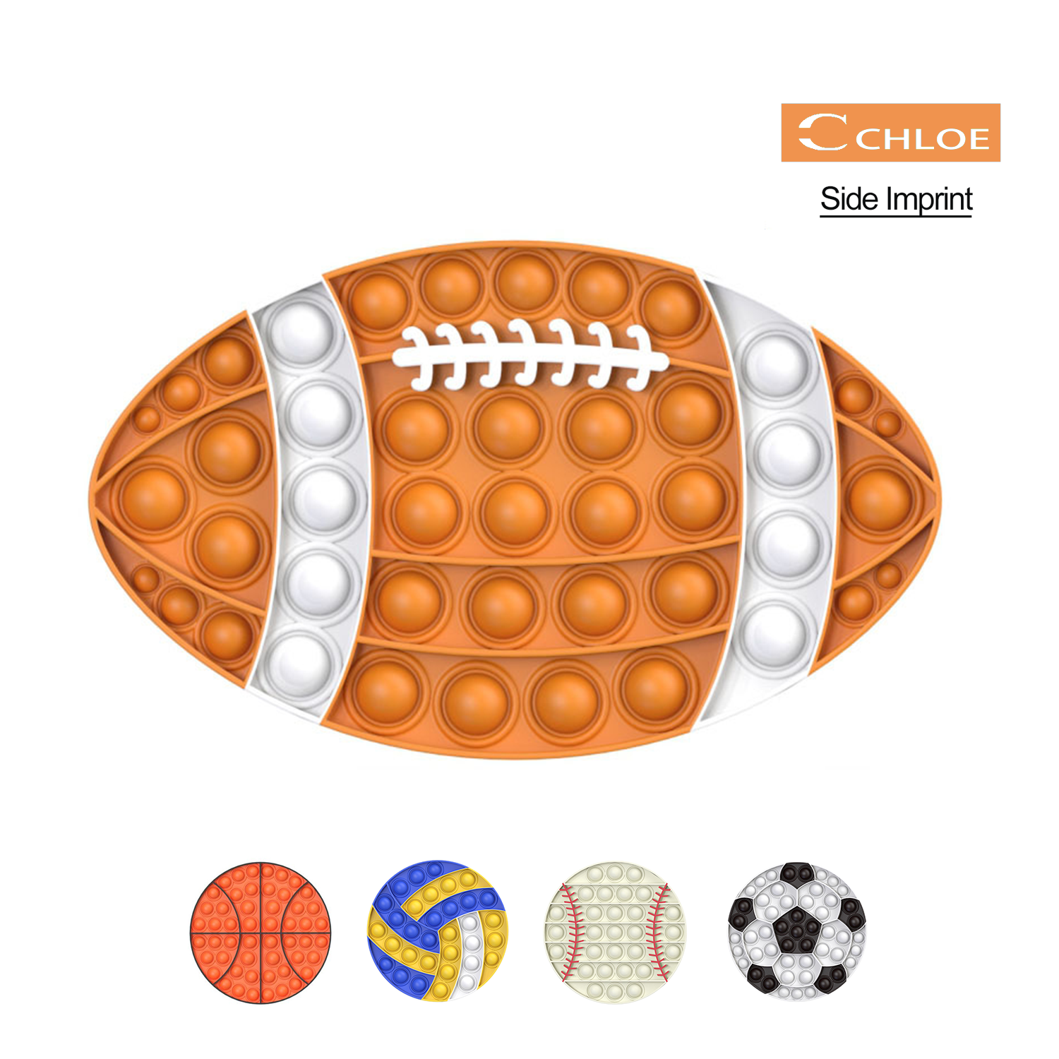 Ball Shape Push Sensory Bubble Toy 2