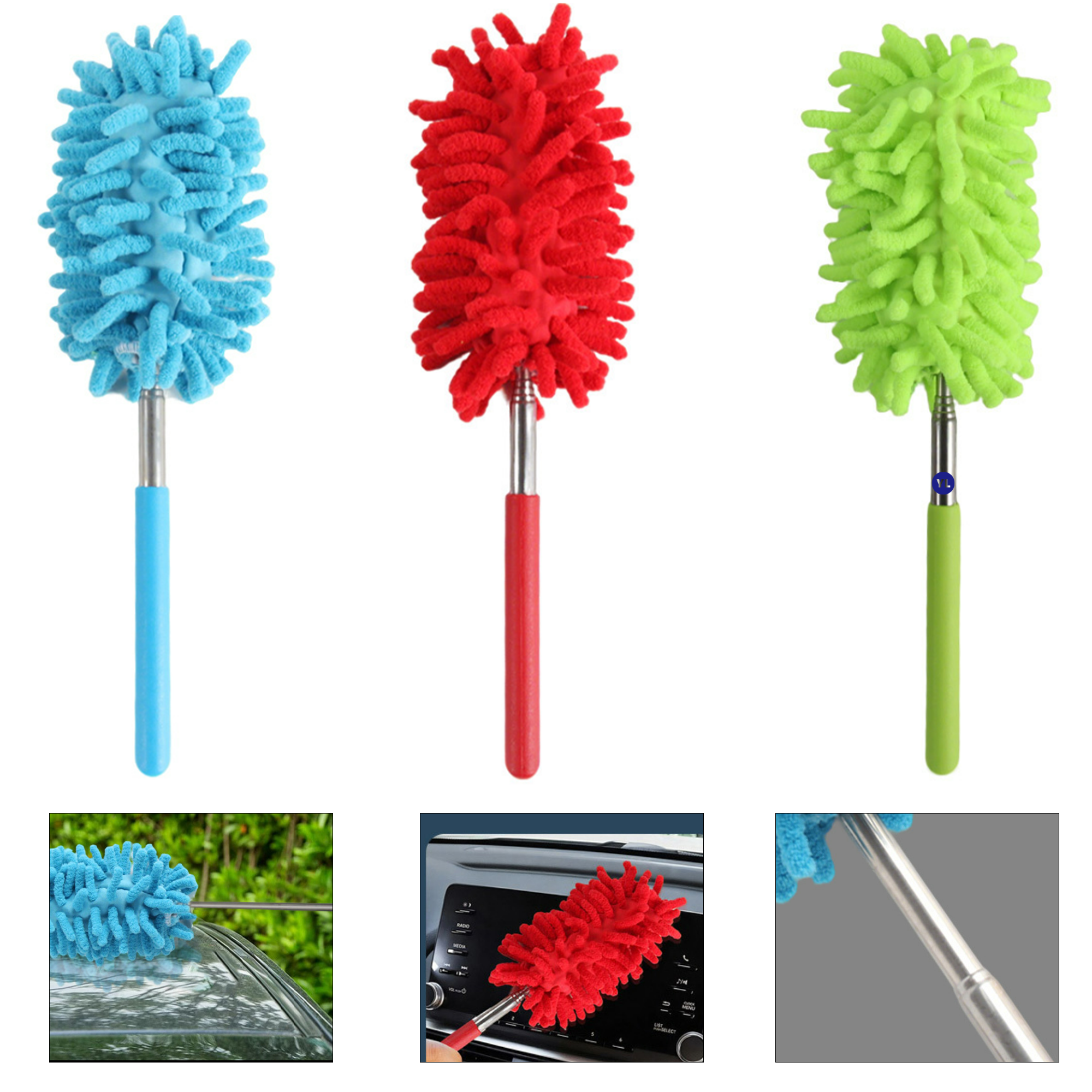 Stainless Steel Retractable Duster 1