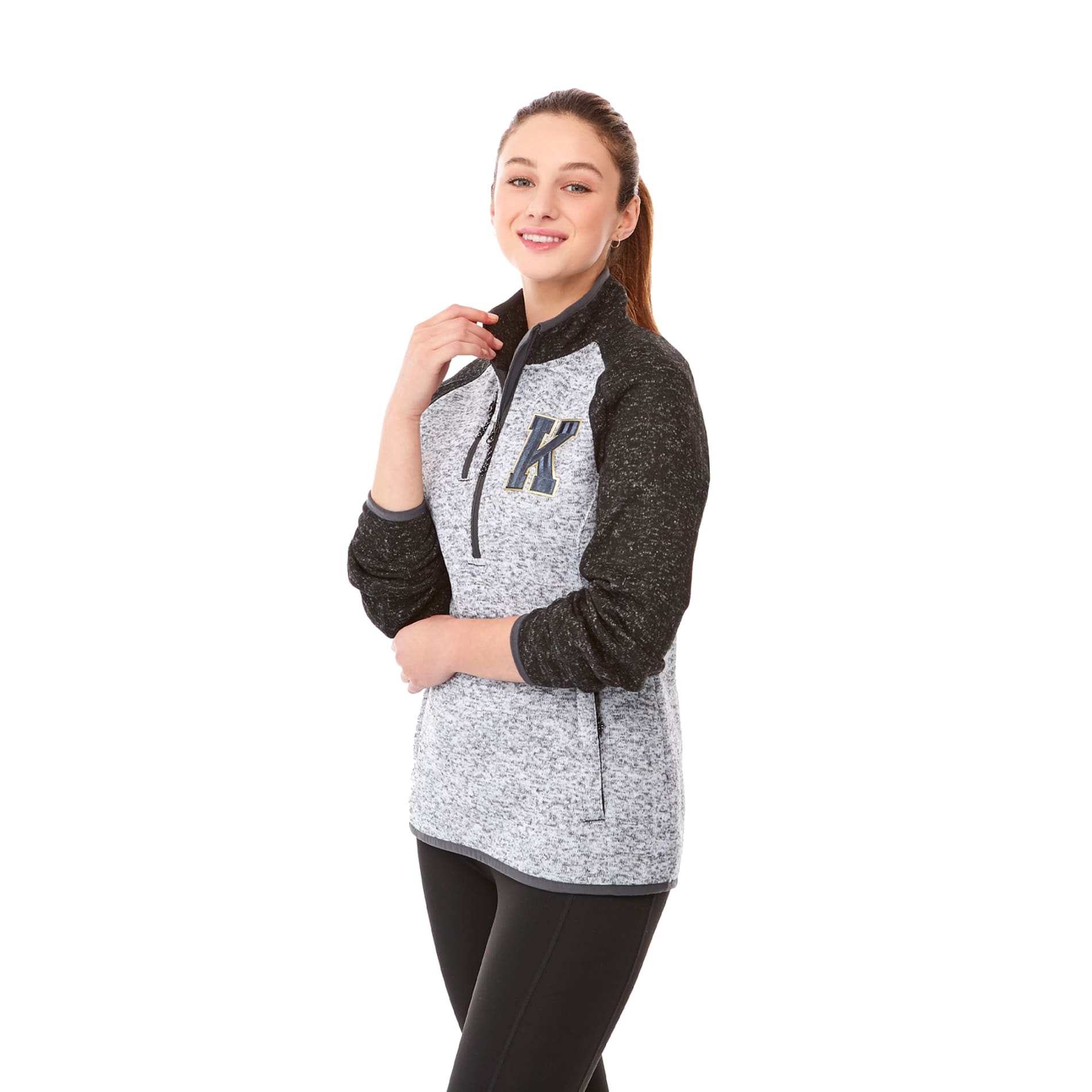 Women's VORLAGE Half Zip Knit Jacket 5