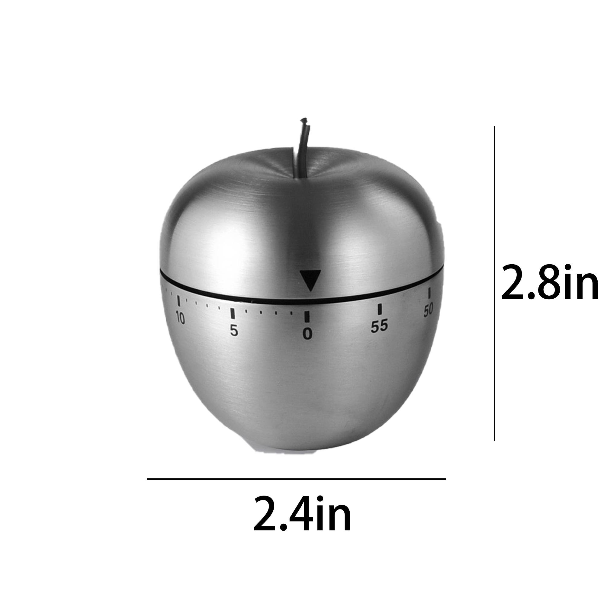 Stainless Steel Fruit-Shaped Kitchen Timer 3