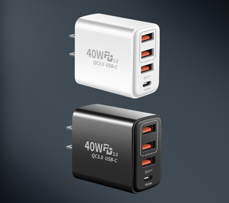 40W Type C Charger Fast Charging Blocks PD Power Charger 3