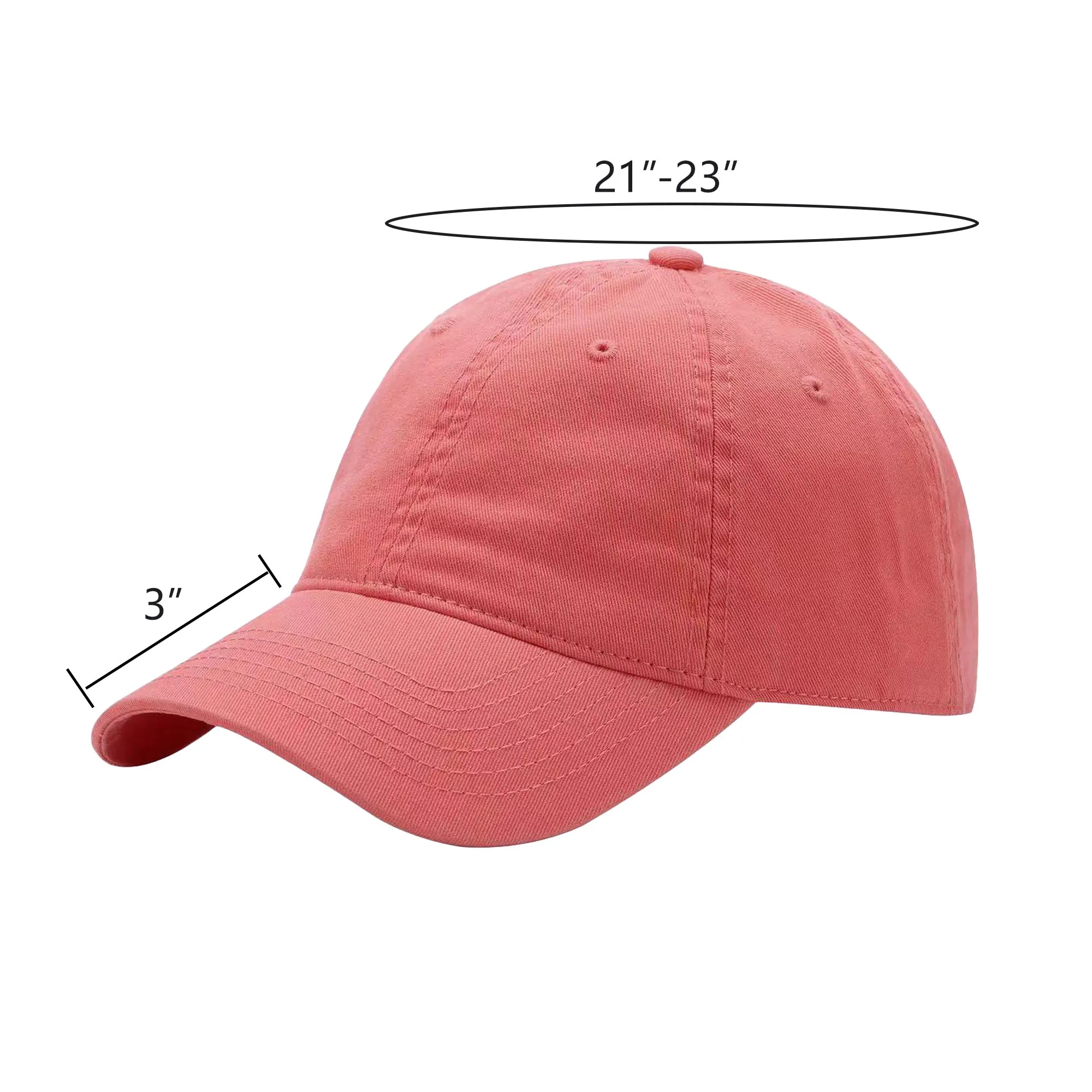 Custom Logo Adjustable Cotton Baseball Cap 4