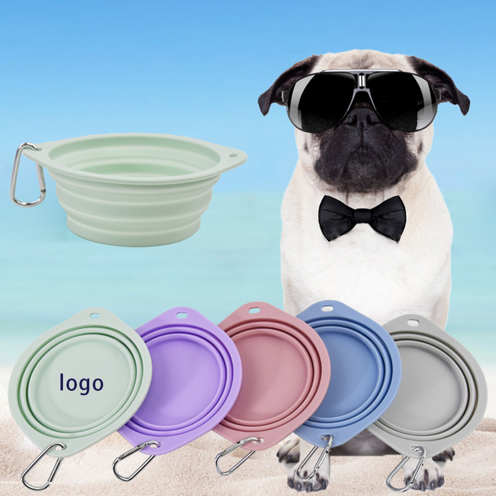 Outdoor pet foldable silicone bowl 3