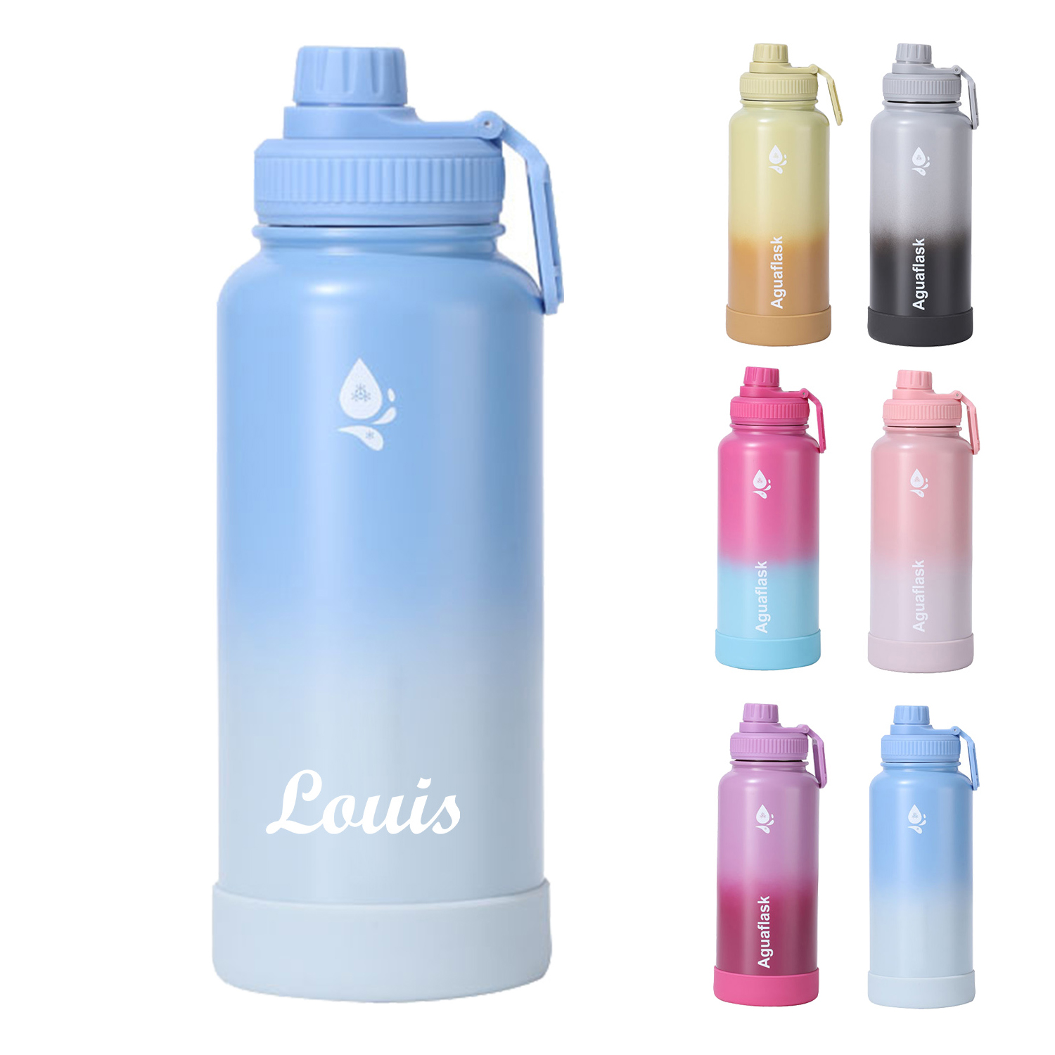 32oz Sports Vacuum Insulated Bottle, custom water bottle with logo imprint 7
