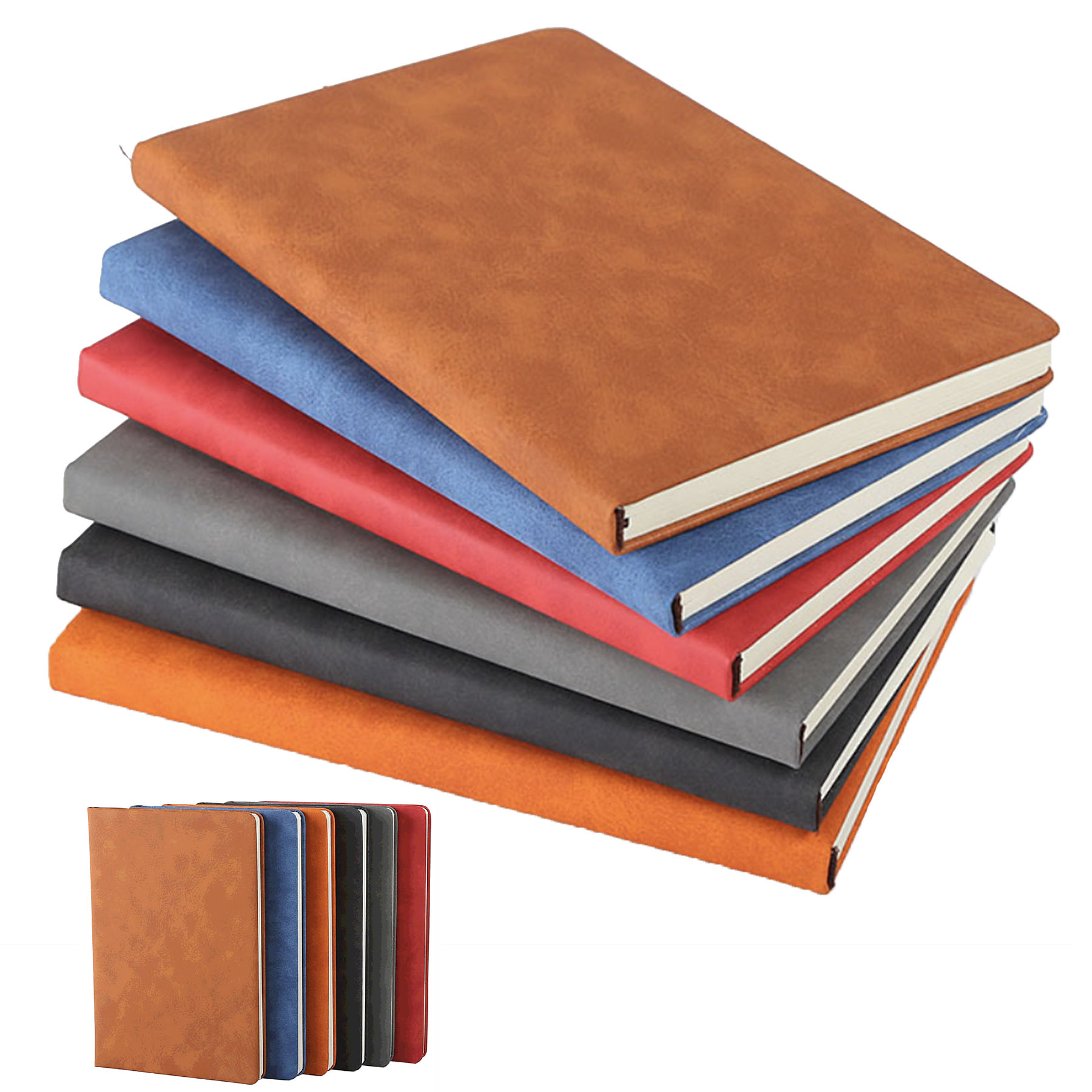 A5 Lined Notebook Softcover PU 2