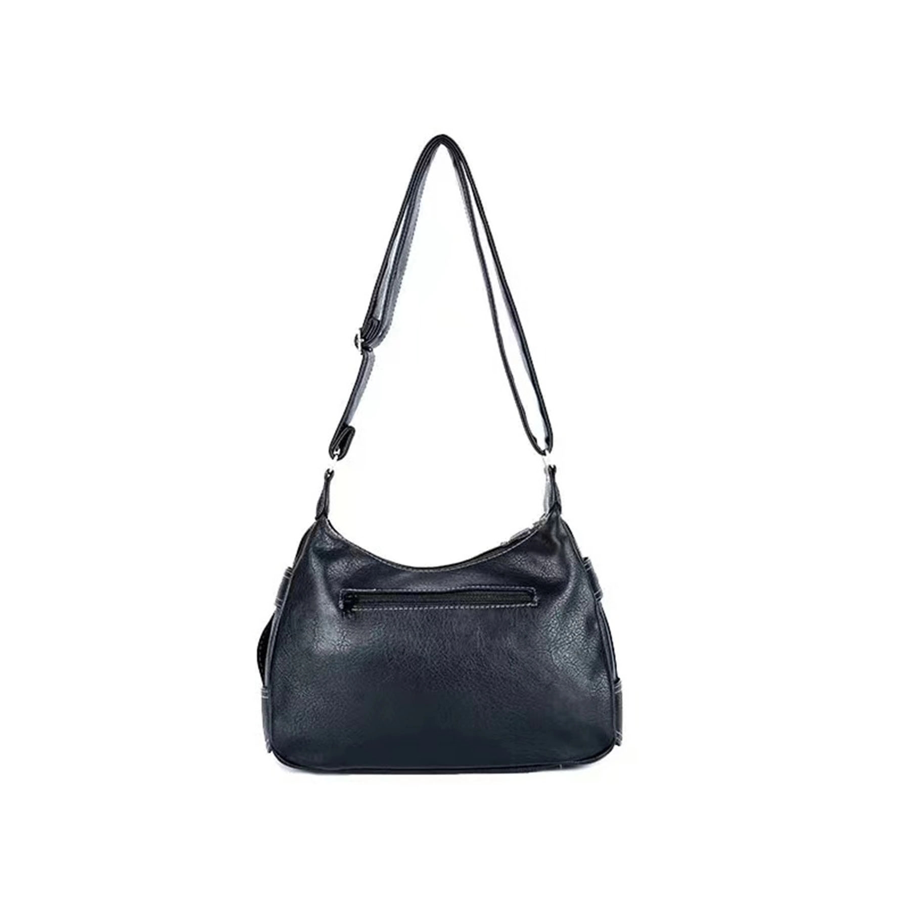 Pu Leather Large Capacity Crossbody Bag 8