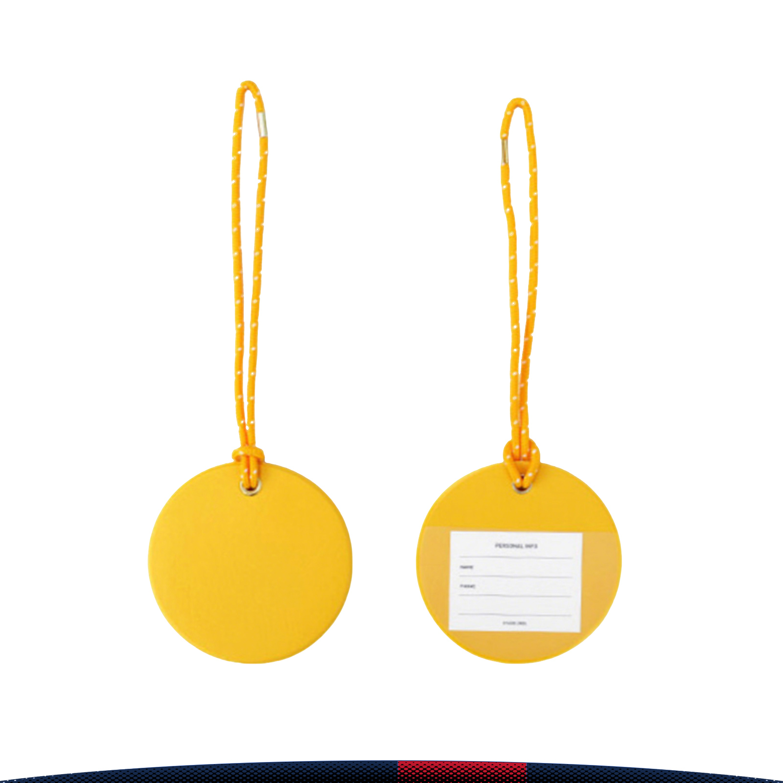 Nellor Geometric-Shaped PU Leather Luggage Tag 1