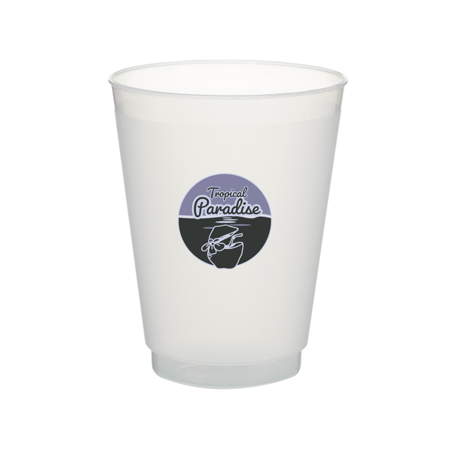 Flexible Frosted Plastic Stadium Cups 16 oz. 14
