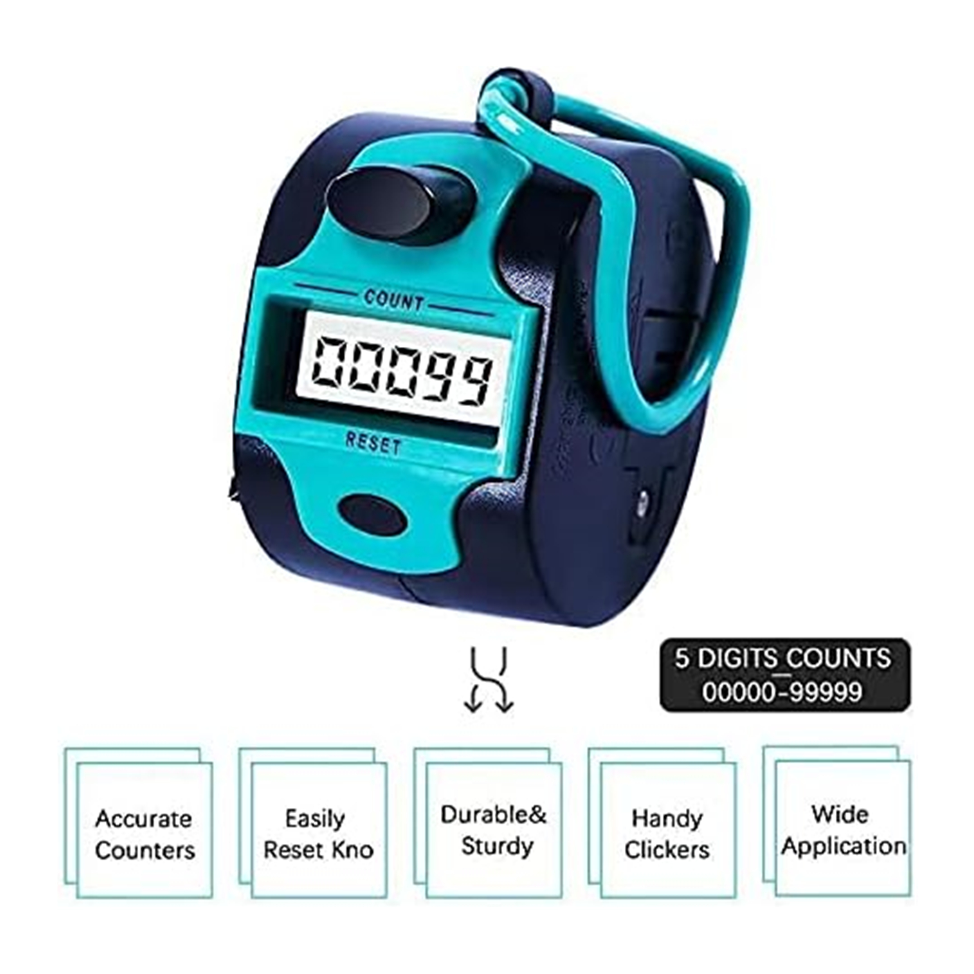 5-Digit Mechanical Palm Handheld Counter 3